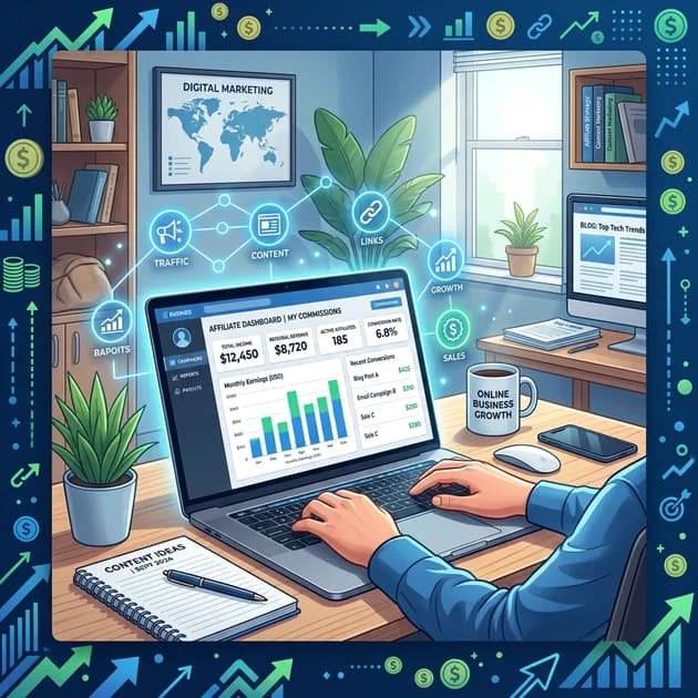 Affiliate Marketing Explained: How Beginners Can Earn Commissions Online