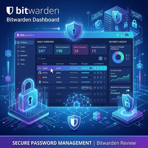 Bitwarden Review (2026): Best Free Password Manager?